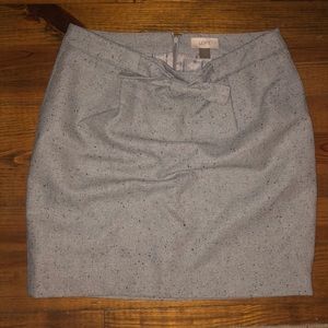 LOFT grey skirt